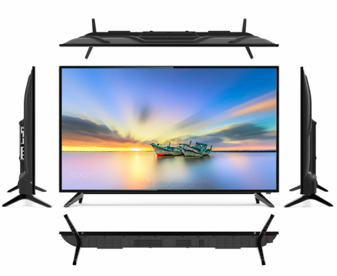 شراء صوت عالي الجودة 55 بوصة التلفزيون الذكي UHD 4K الحدود بدون إطار مع غطاء بلاستيكي online manufacture