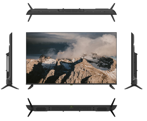 ثابت و نحيف يقف 75 بوصة QLED التلفزيون مرنة عالية السرعة مع WebOS